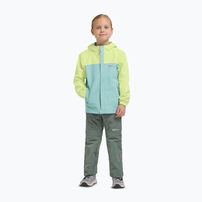 Jack Wolfskin Kinder-Regenjacke Tucan soft jade 2