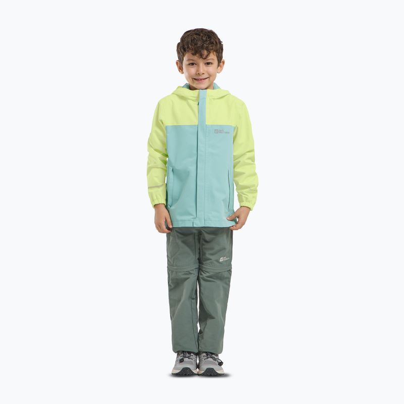 Jack Wolfskin Kinder-Regenjacke Tucan soft jade 6