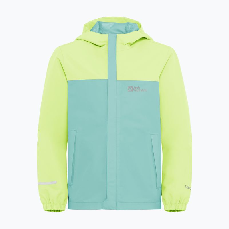 Jack Wolfskin Kinder-Regenjacke Tucan soft jade 12