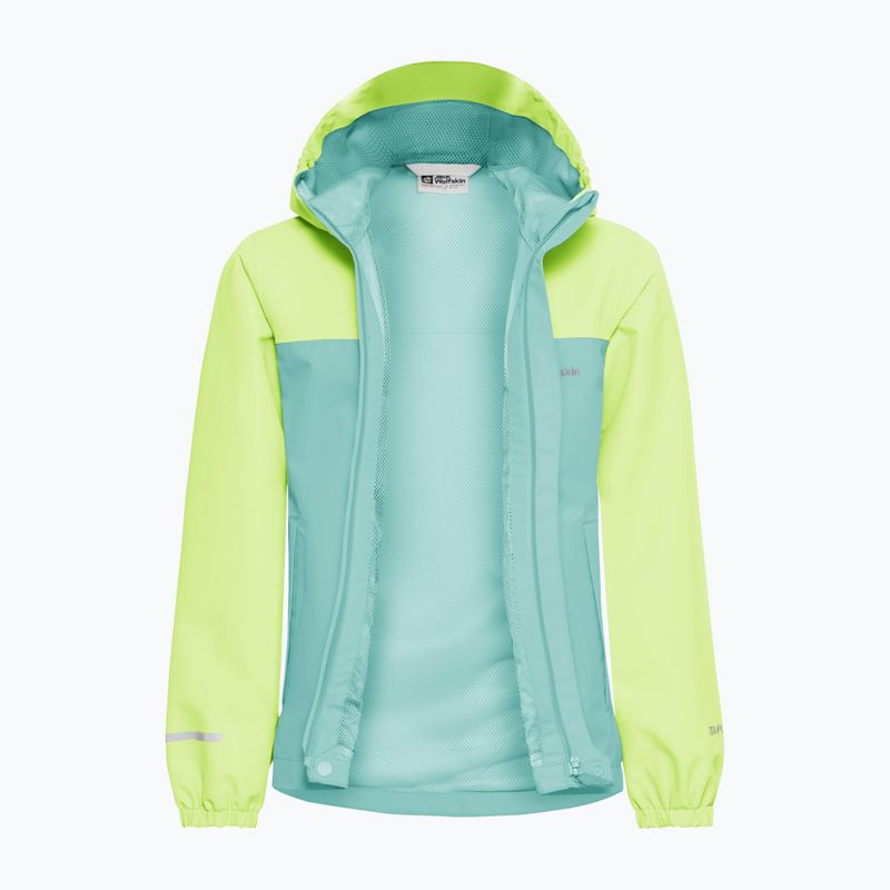 Jack Wolfskin Kinder-Regenjacke Tucan soft jade 14