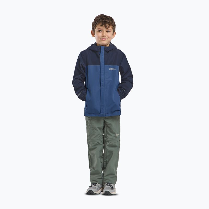 Jack Wolfskin Kinder Regenjacke Tucan Abendhimmel 7