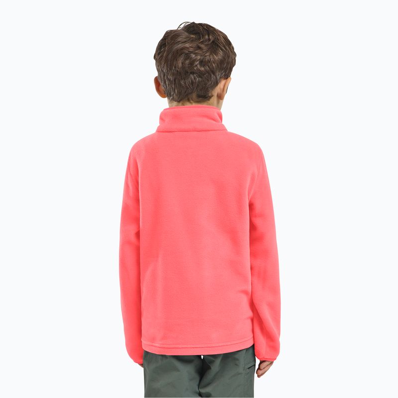Fleece Hoodie Sweatshirt Kinder Jack Wolfskin Taunus sunset coral 9
