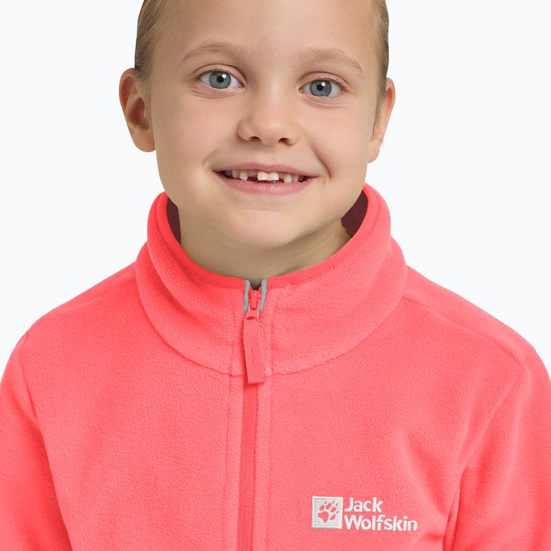 Kinder-Fleecejacke Jack Wolfskin Taunus sunset coral 16