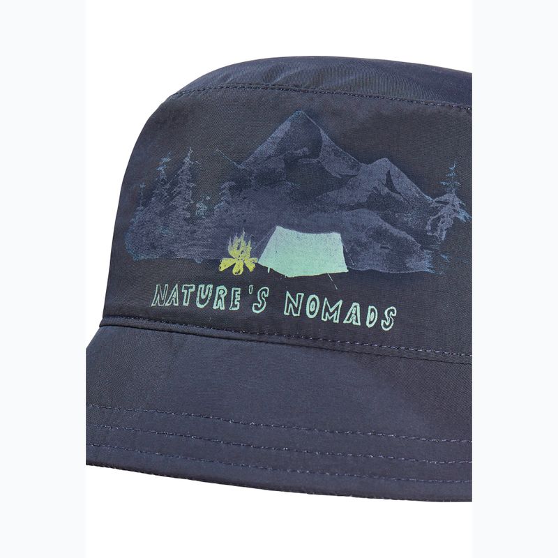Hut Kinder Jack Wolfskin Woods Bucket print night blue 2