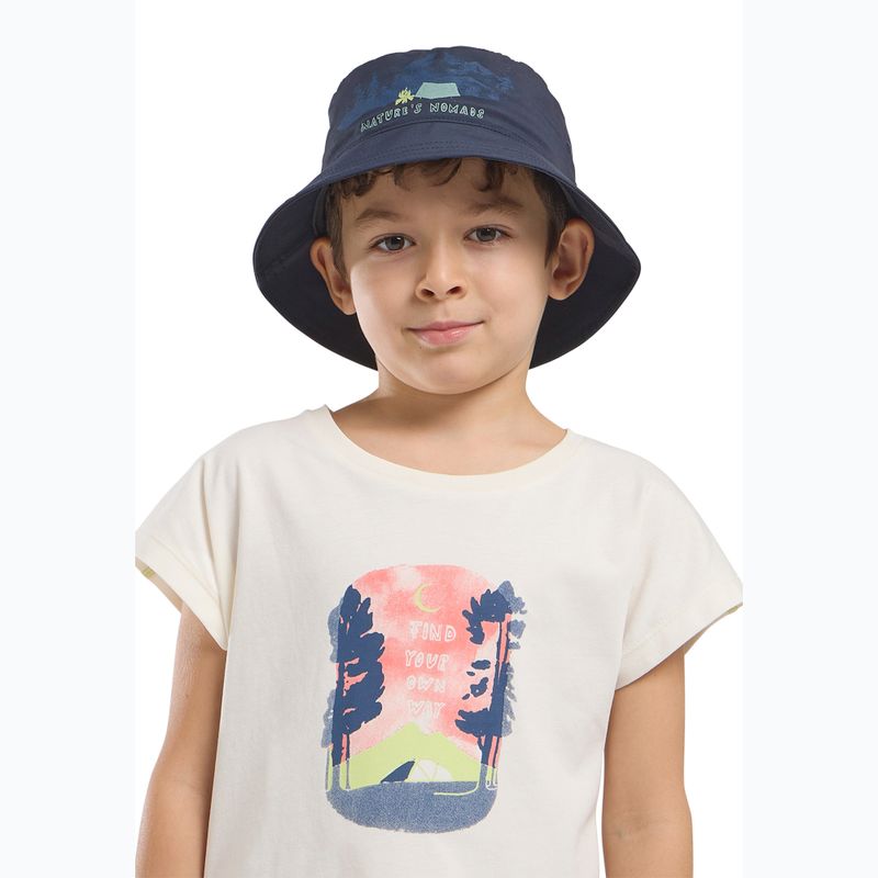 Hut Kinder Jack Wolfskin Woods Bucket print night blue 8