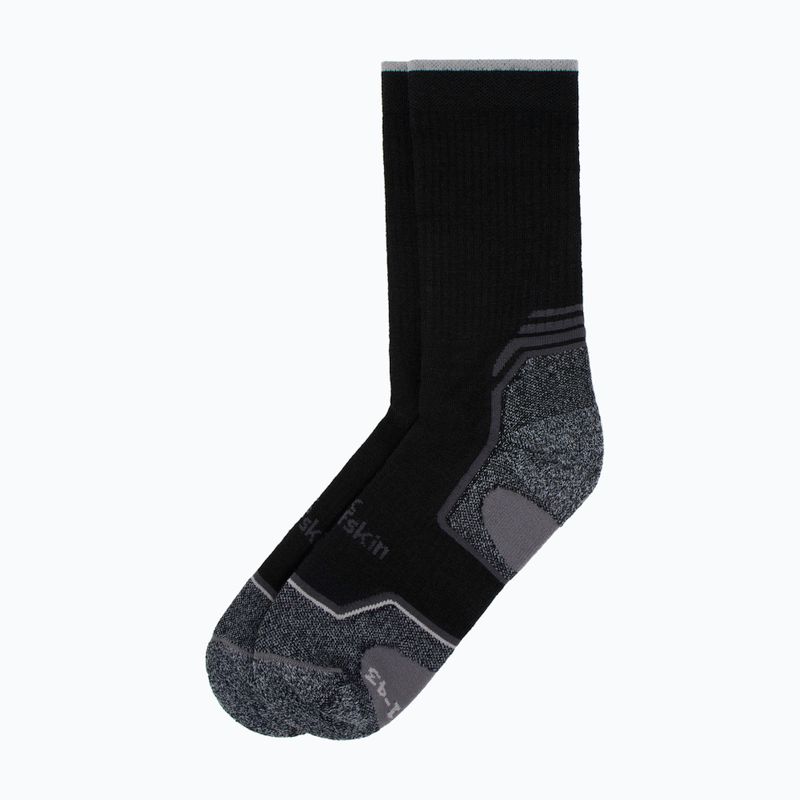 Jack Wolfskin Hike Merino CL Socken schwarz 3
