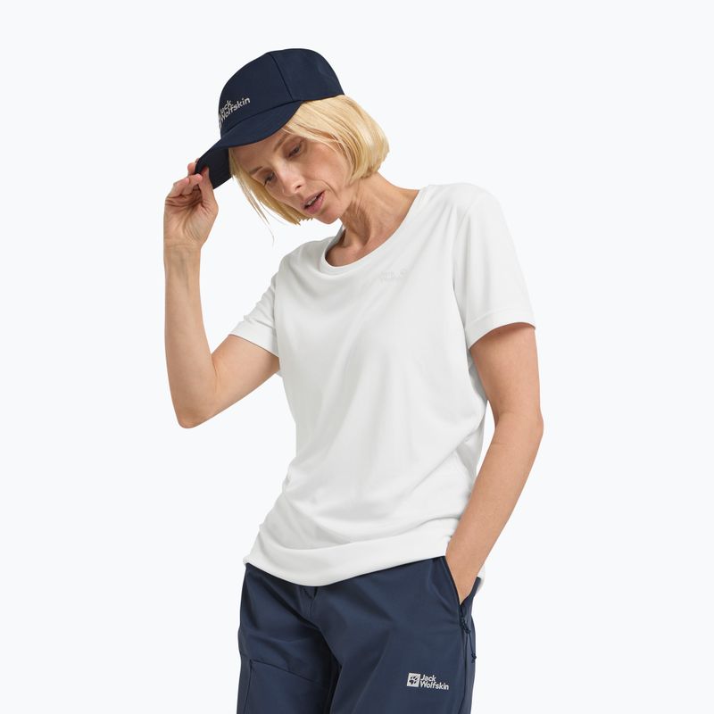 Damen-Trekking-T-Shirt Jack Wolfskin Tech T stark white 4