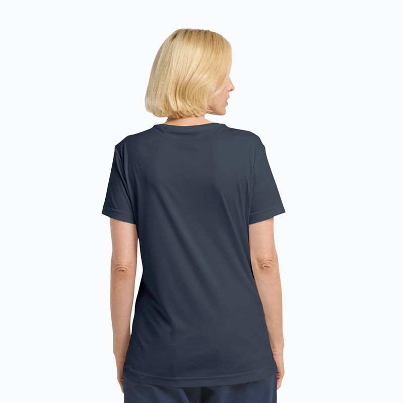 Trekkingshirt Damen Jack Wolfskin Tech T midnight sky 3