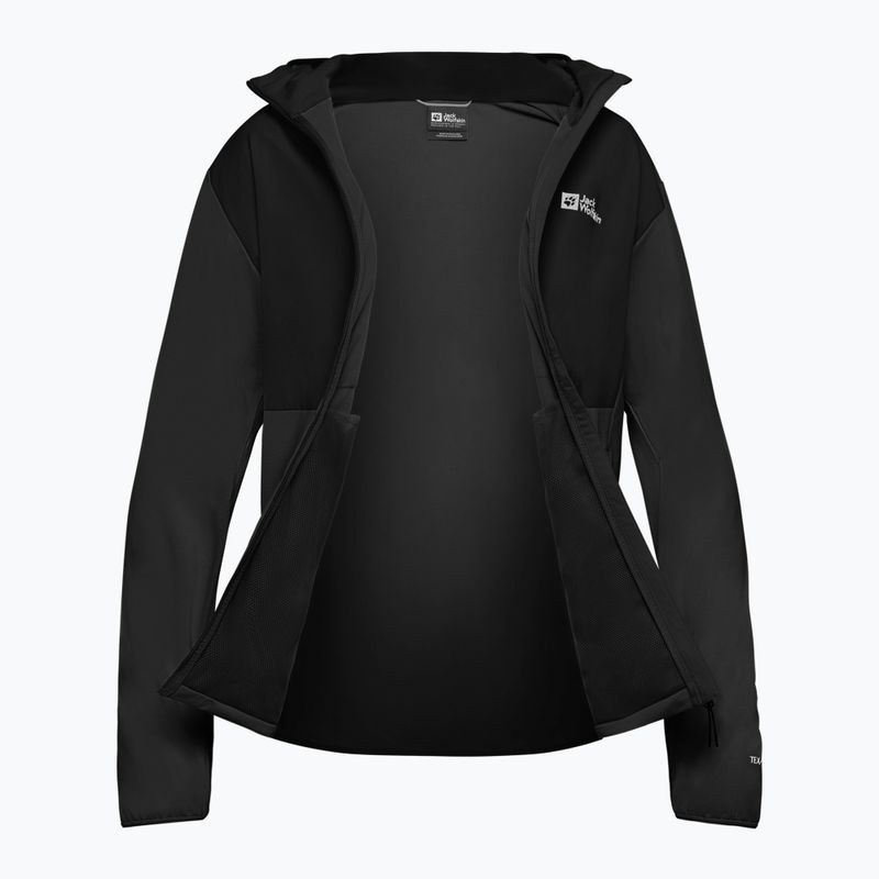 Trekking Hoodie Sweatshirt Herren Jack Wolfskin Prelight Trail Hoody black 9