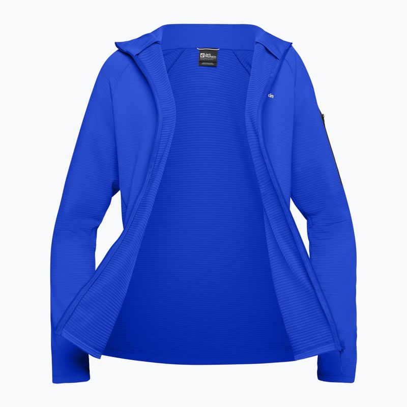 Trekking Hoodie Sweatshirt Herren Jack Wolfskin Prelight Full Zip vibrant blue 9