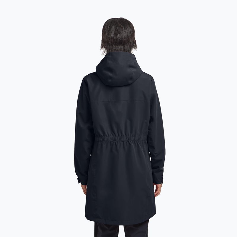 Regenmantel Damen Jack Wolfskin Terraview 2L dark navy 3