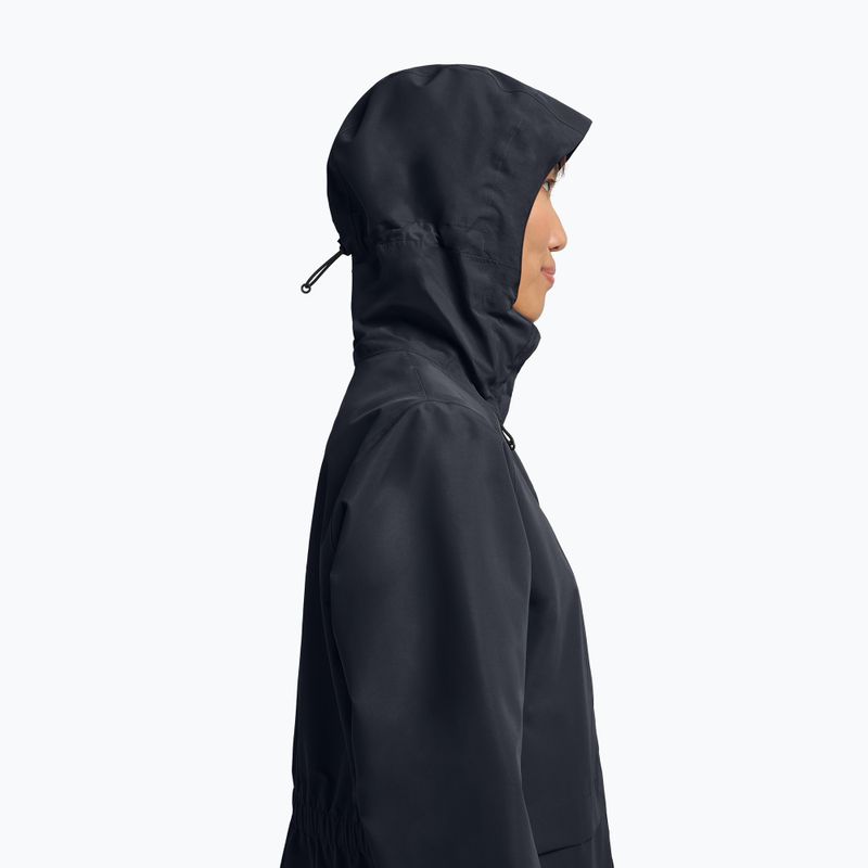 Regenmantel Damen Jack Wolfskin Terraview 2L dark navy 4