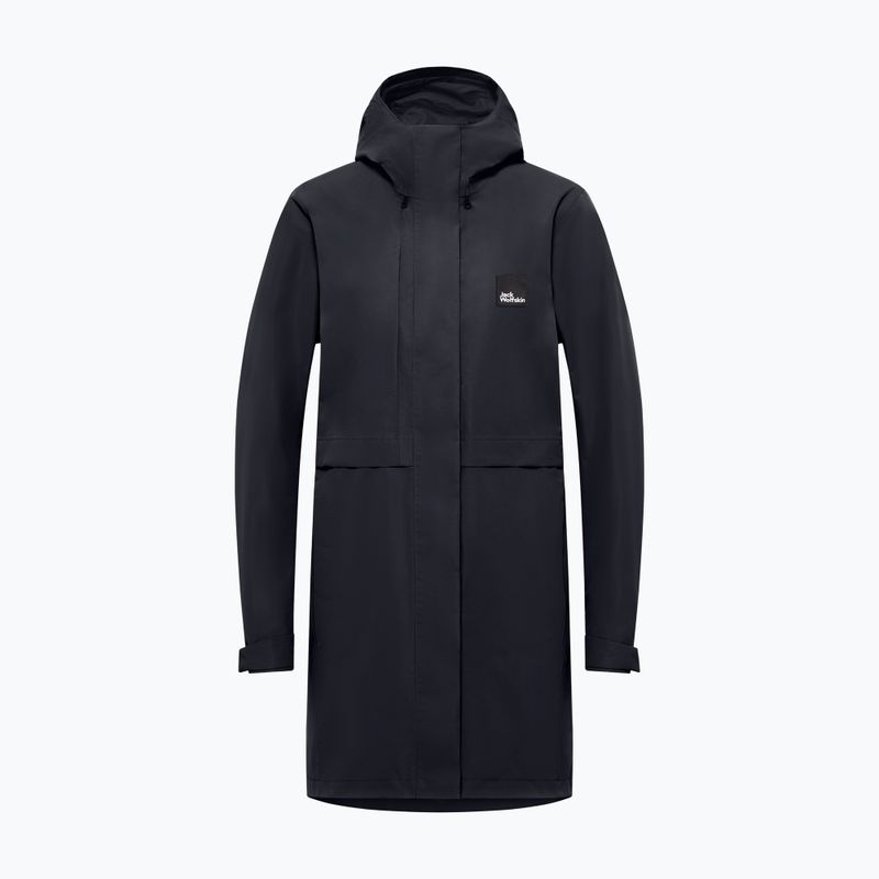 Regenmantel Damen Jack Wolfskin Terraview 2L dark navy 7