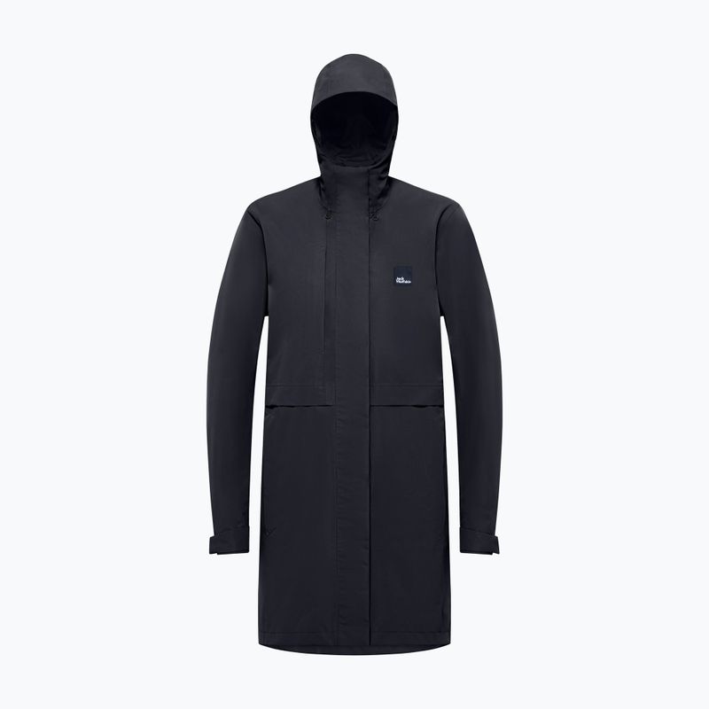 Regenmantel Damen Jack Wolfskin Terraview 2L dark navy 9