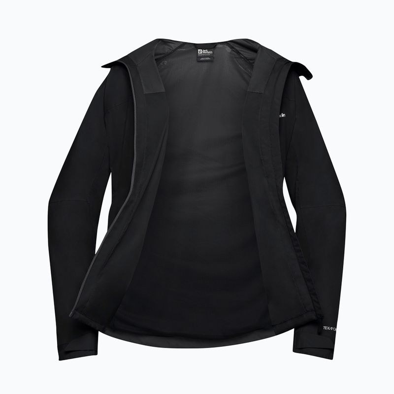 Regenjacke Herren Jack Wolfskin Tempest 2l black 11