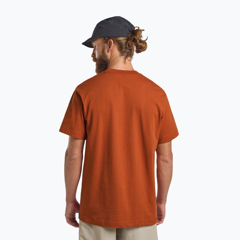Shirt Herren Jack Wolfskin Jack Wolfskin Brand T burnt orange 3