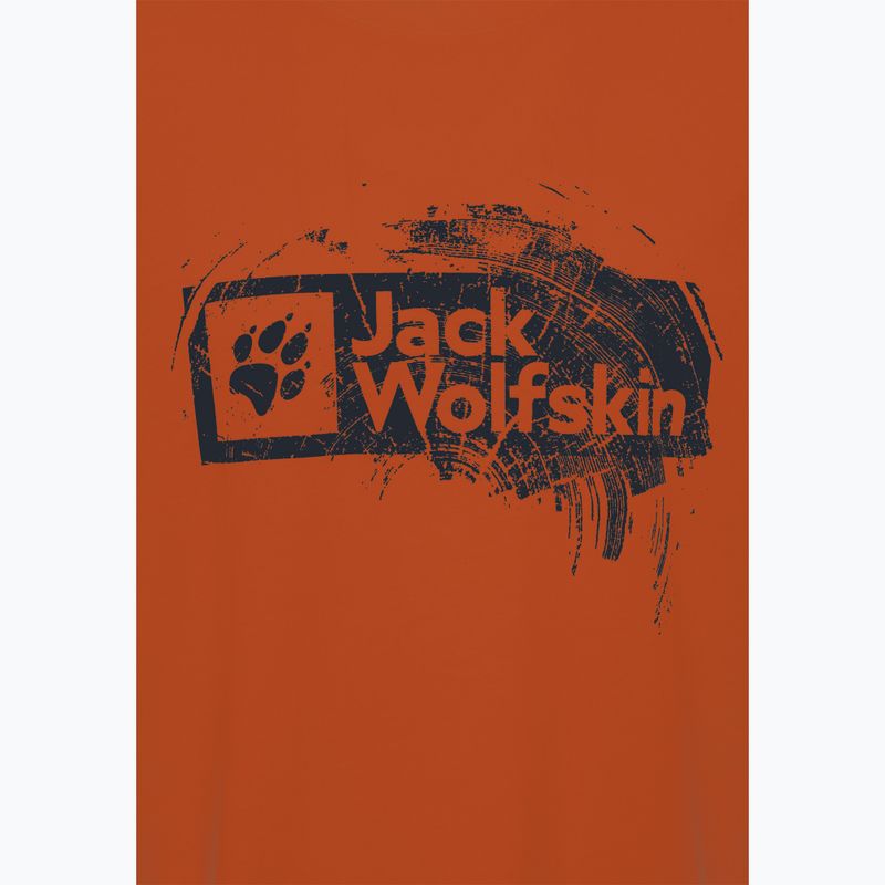 Shirt Herren Jack Wolfskin Jack Wolfskin Brand T burnt orange 7