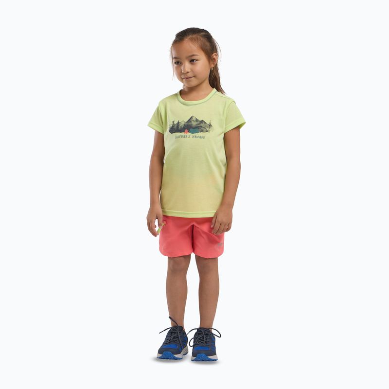 Shirt Kinder Jack Wolfskin Hiking Graphic T print cool matcha 2