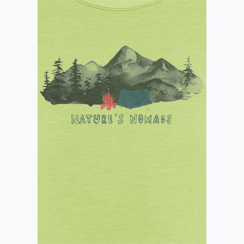 Shirt Kinder Jack Wolfskin Hiking Graphic T print cool matcha 8