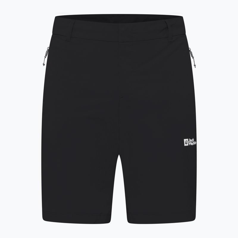 Jack Wolfskin Herren-Trekking-Shorts Hikeout schwarz 7