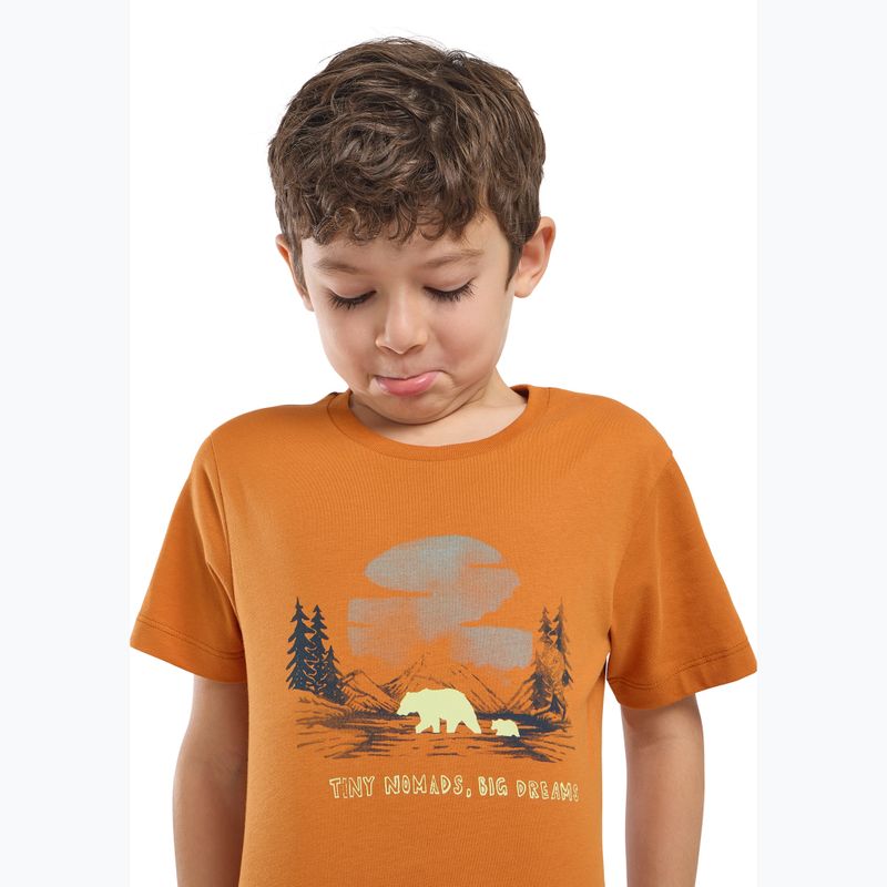 Jack Wolfskin Kinder-T-Shirt Graphic Cotton T print soft amber 4