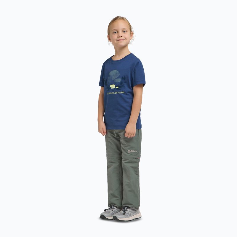 Jack Wolfskin Kinder-T-Shirt Graphic Cotton T print Abendhimmel 2