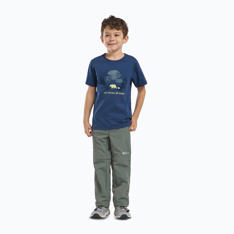 Jack Wolfskin Kinder-T-Shirt Graphic Cotton T print Abendhimmel 7