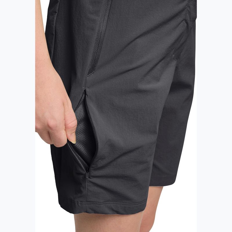 Jack Wolfskin Damen-Trekking-Shorts Hikeout schwarz 5