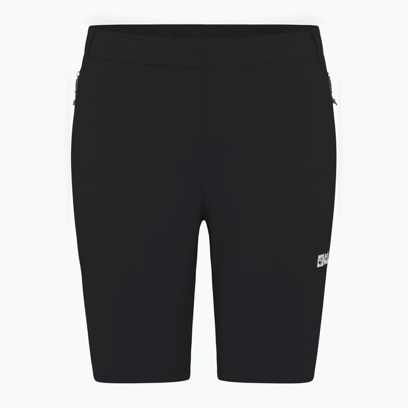 Jack Wolfskin Damen-Trekking-Shorts Hikeout schwarz 7