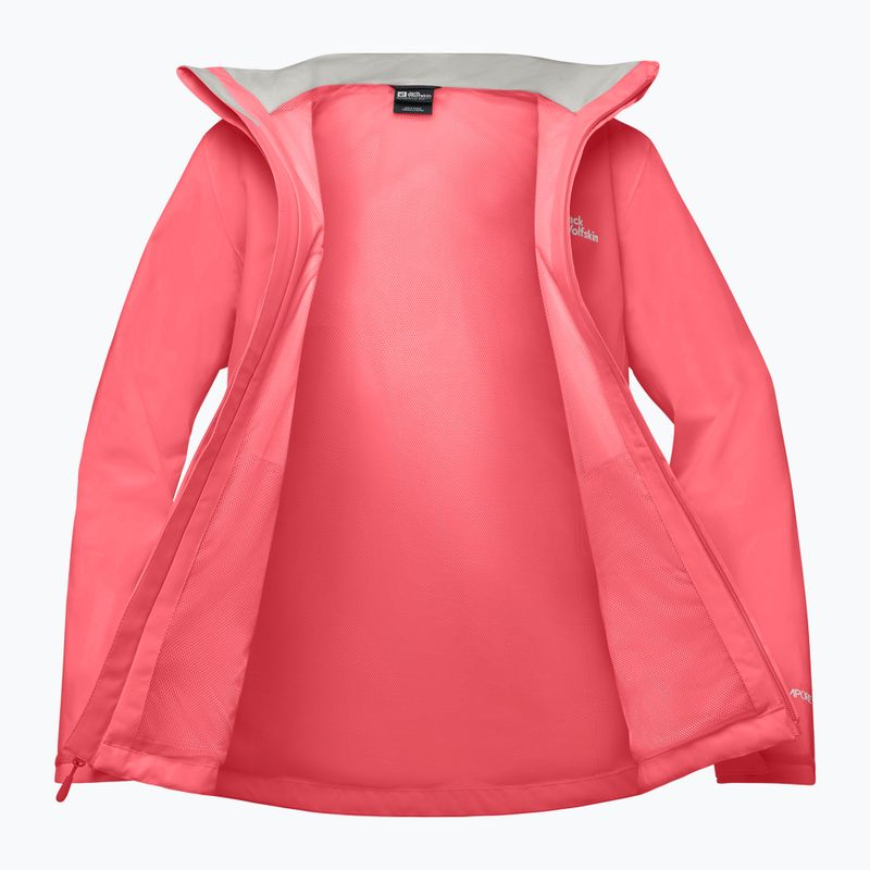 Regenjacke Damen Jack Wolfskin Trailtime 2L sunset coral 11