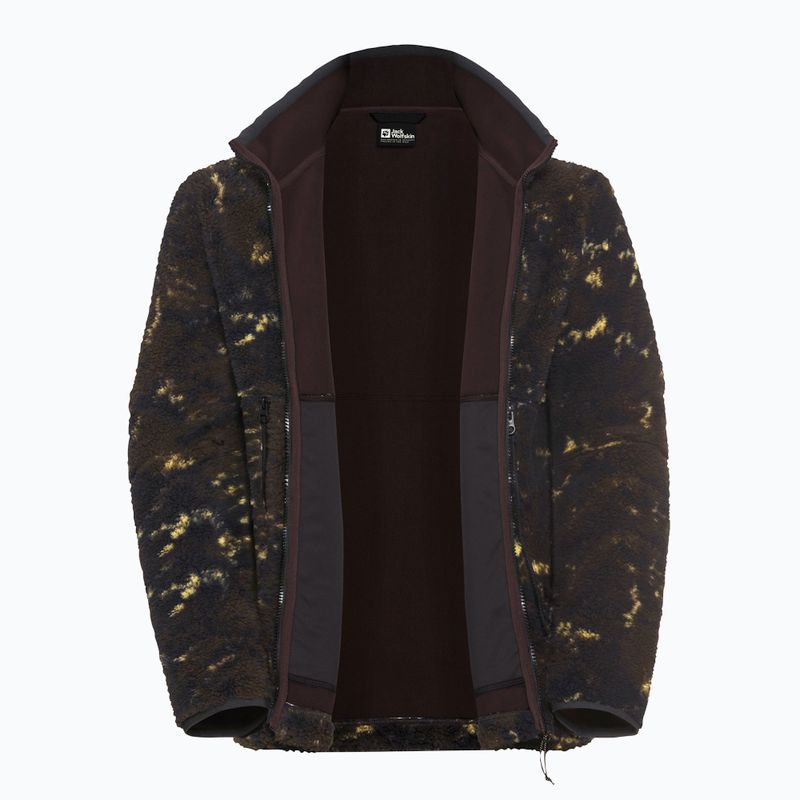 Trekking Hoodie Sweatshirt Herren Jack Wolfskin Stone Lite Aop lichen peat 9