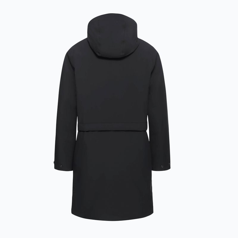 Damen gefütterte Jacke Jack Wolfskin Wintertide schwarz 8