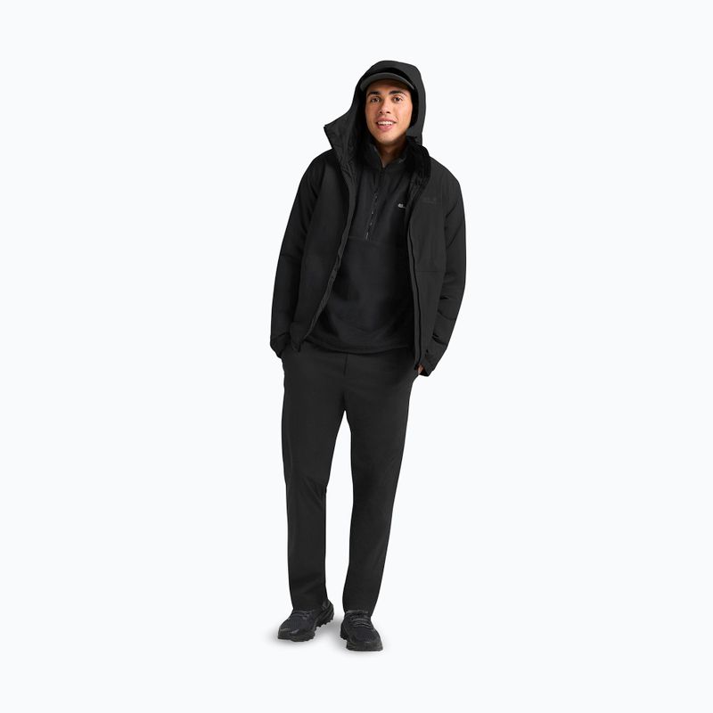 Regenjacke Herren Jack Wolfskin Pamir black 2