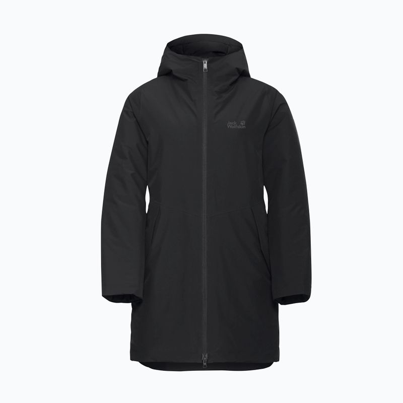 Damen warme Jacke Jack Wolfskin Frost Haven schwarz 7
