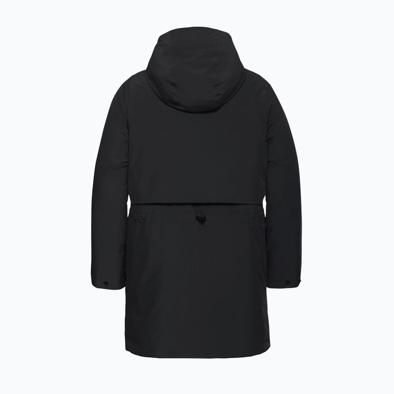Damen warme Jacke Jack Wolfskin Frost Haven schwarz 8