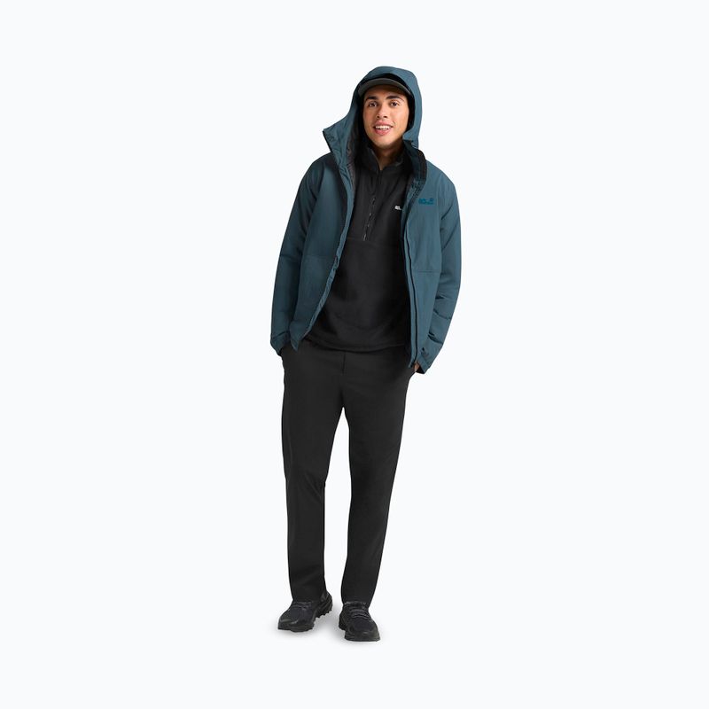 Regenjacke Herren Jack Wolfskin Pamir aluminium blue 2