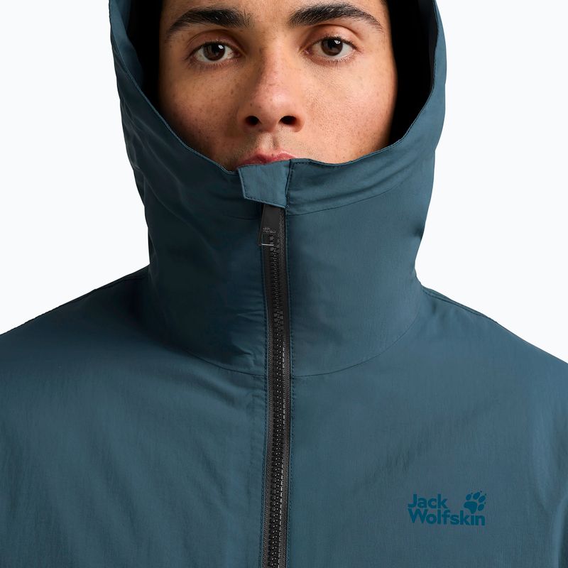 Regenjacke Herren Jack Wolfskin Pamir aluminium blue 4