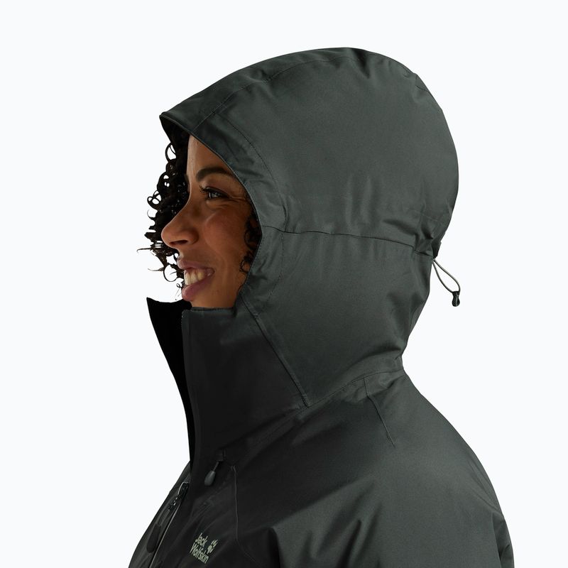 Damen Daunenjacke Jack Wolfskin Icecape 2L Down Ins Rds slate green 4