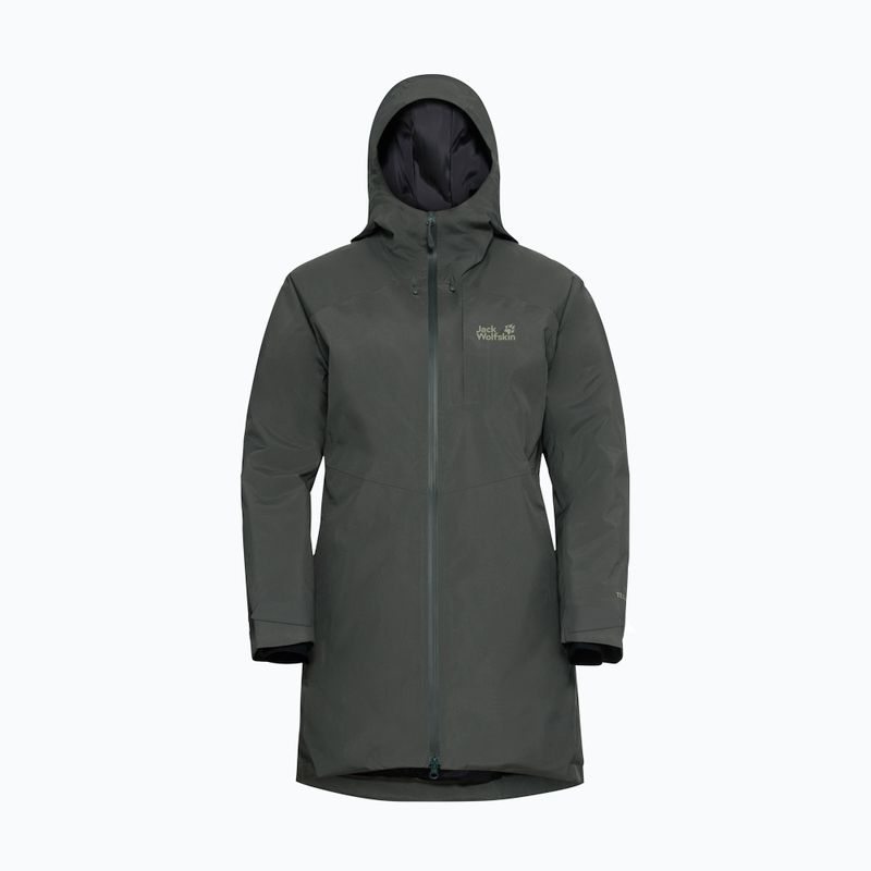 Damen Daunenjacke Jack Wolfskin Icecape 2L Down Ins Rds slate green 7