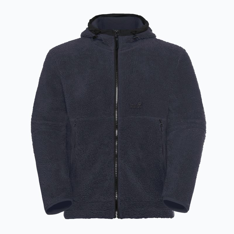 Trekking Hoodie Sweatshirt Herren Jack Wolfskin Stone Lite Hooded dark navy 7
