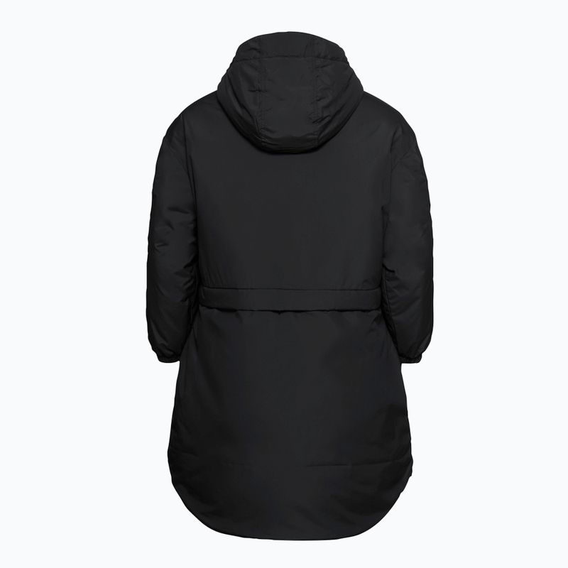 Damen gefütterte Jacke Jack Wolfskin Altay schwarz 8