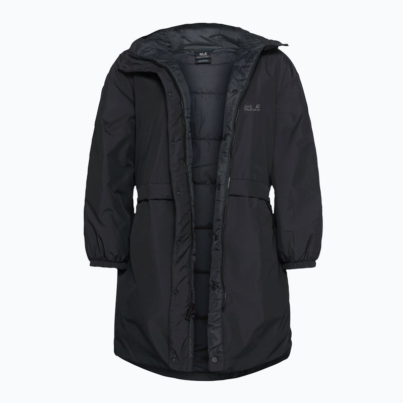 Damen gefütterte Jacke Jack Wolfskin Altay schwarz 9