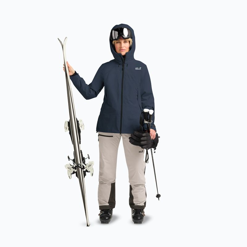 Skijacke Damen Jack Wolfskin Flowline Pro 2L Ins mignight sky 2