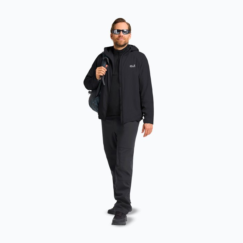 Softshelljacke Herren Jack Wolfskin Prelight Ins black 2