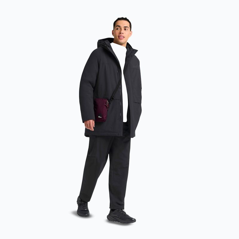 Gefütterter Herrenmantel Jack Wolfskin Cold Camp Coat black 2