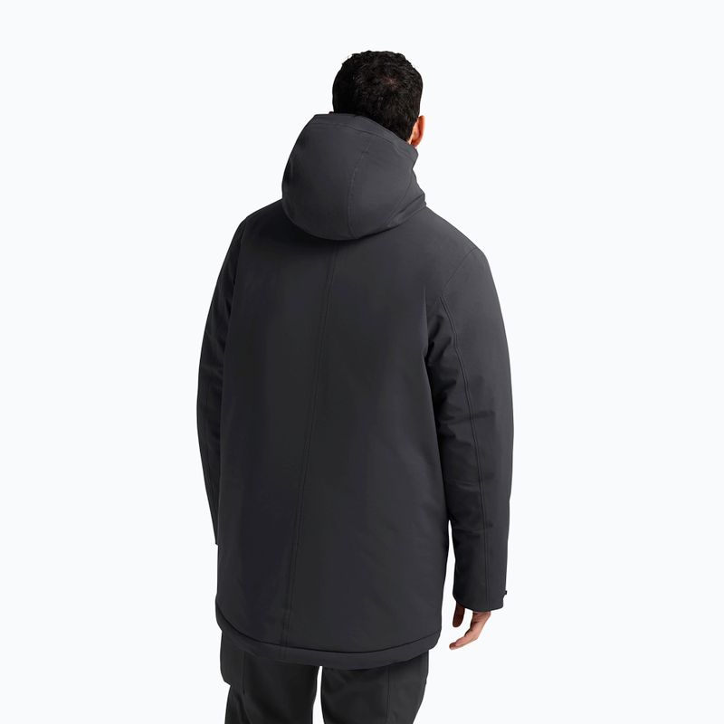 Gefütterter Herrenmantel Jack Wolfskin Cold Camp Coat black 3