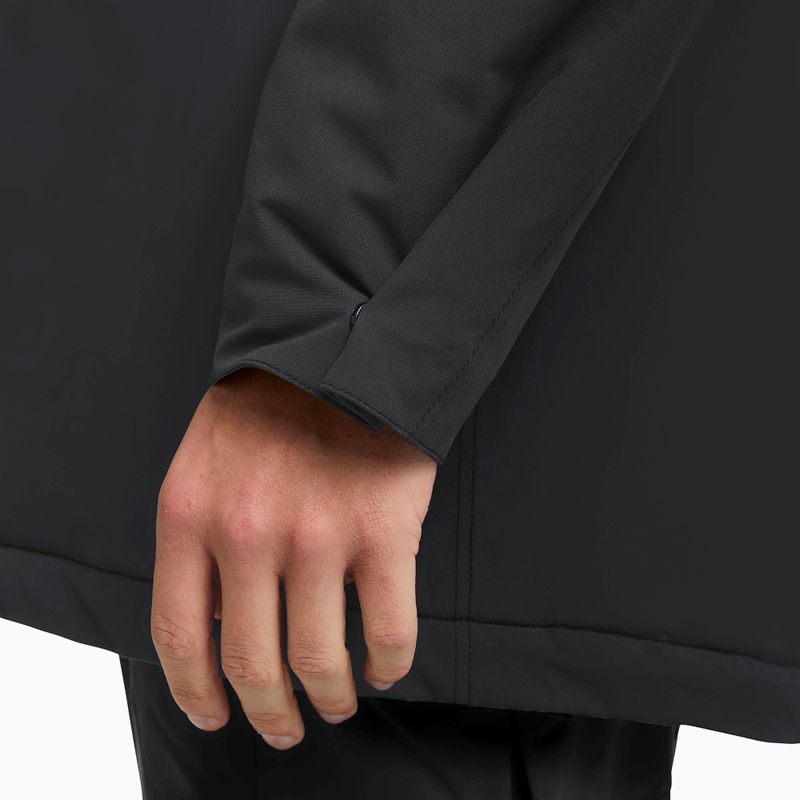 Gefütterter Herrenmantel Jack Wolfskin Cold Camp Coat black 6