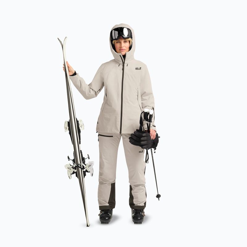 Skijacke Damen Jack Wolfskin Flowline Pro 2L Ins pale sand 2