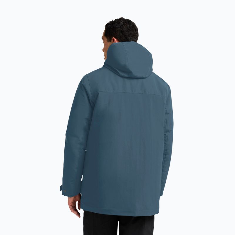 Gefütterte Jacke Herren Jack Wolfskin Glacier Shield aluminium blue 3