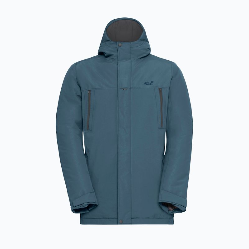 Gefütterte Jacke Herren Jack Wolfskin Glacier Shield aluminium blue 7